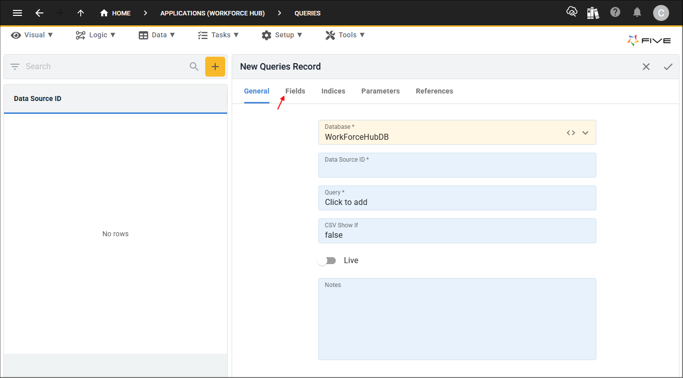 Query form