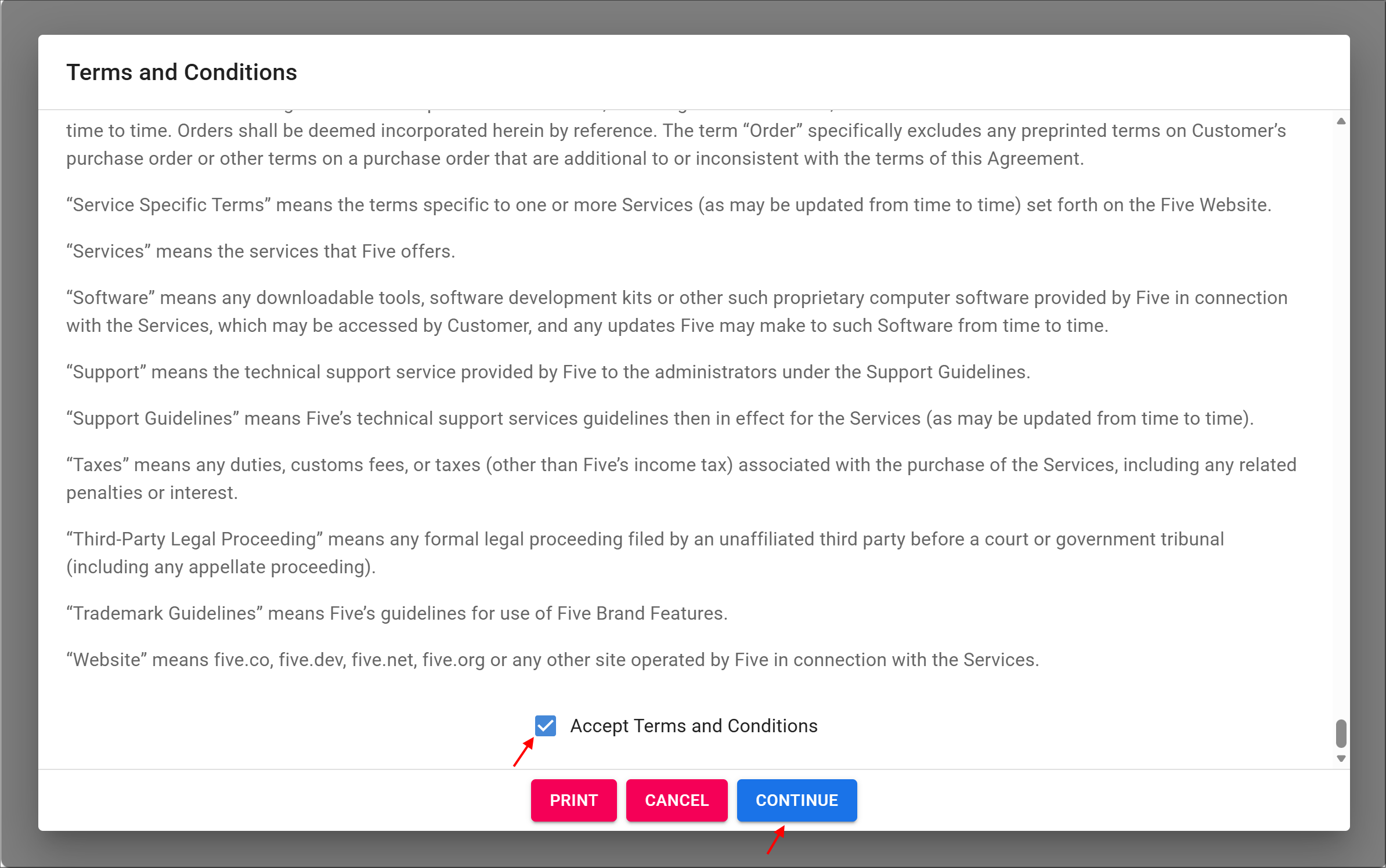 Terms of Service
