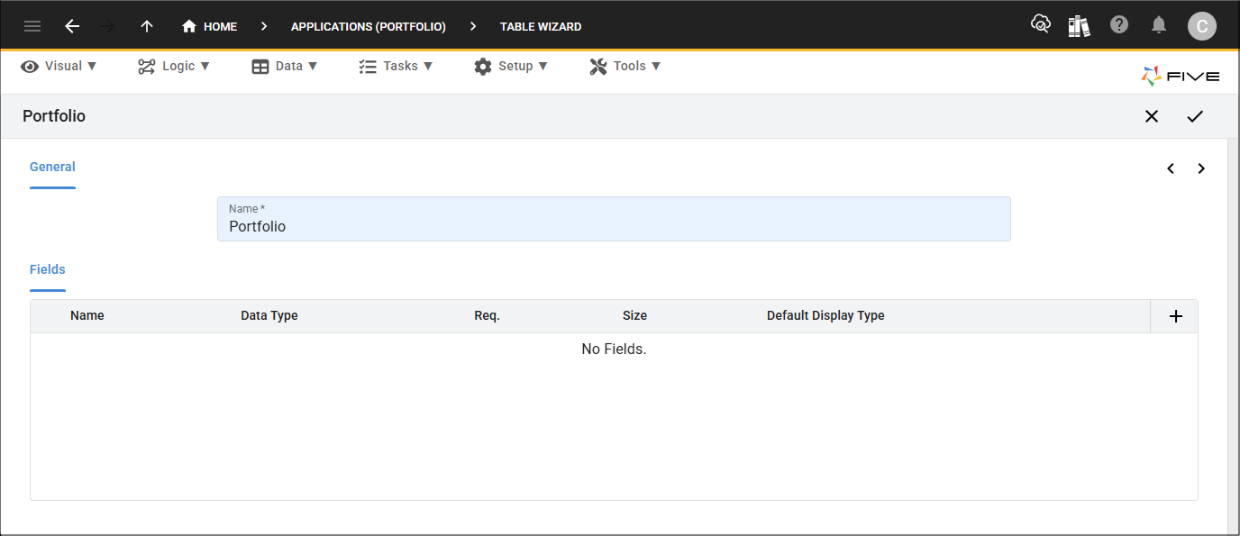 Add Portfolio table