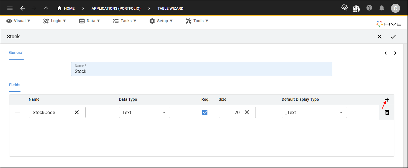 Add StockCode field