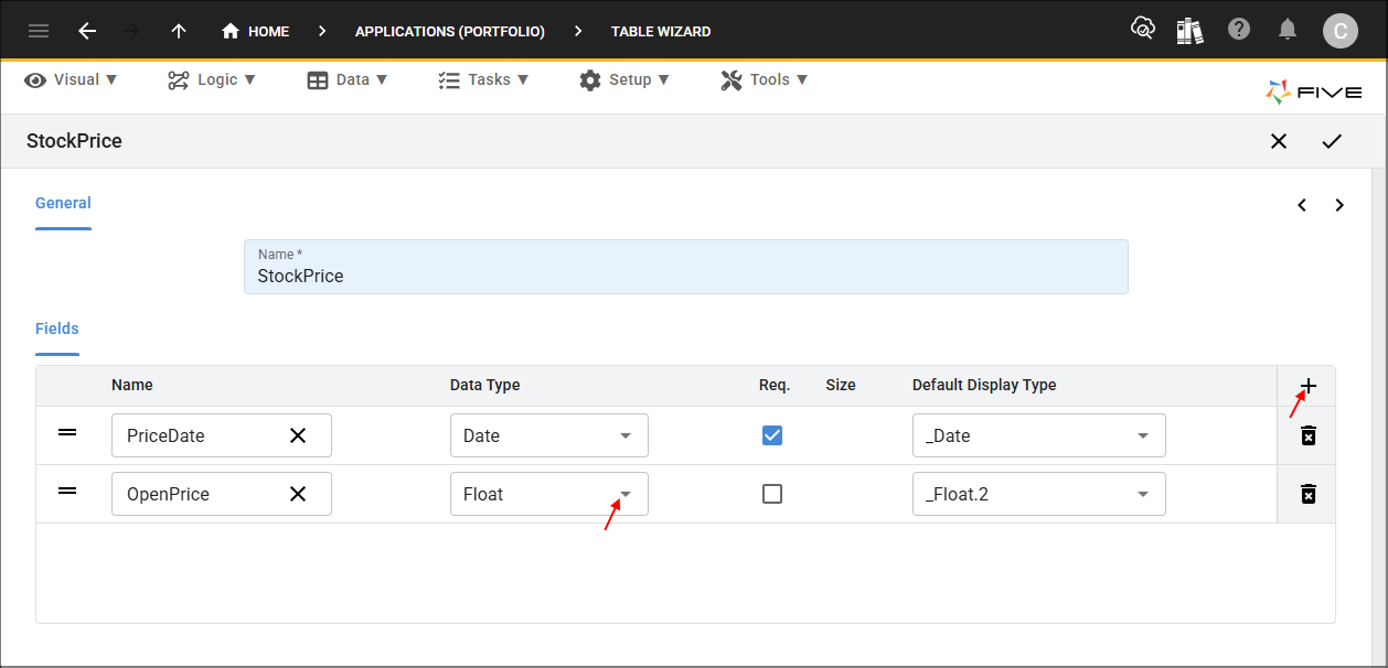 Add OpenPrice field
