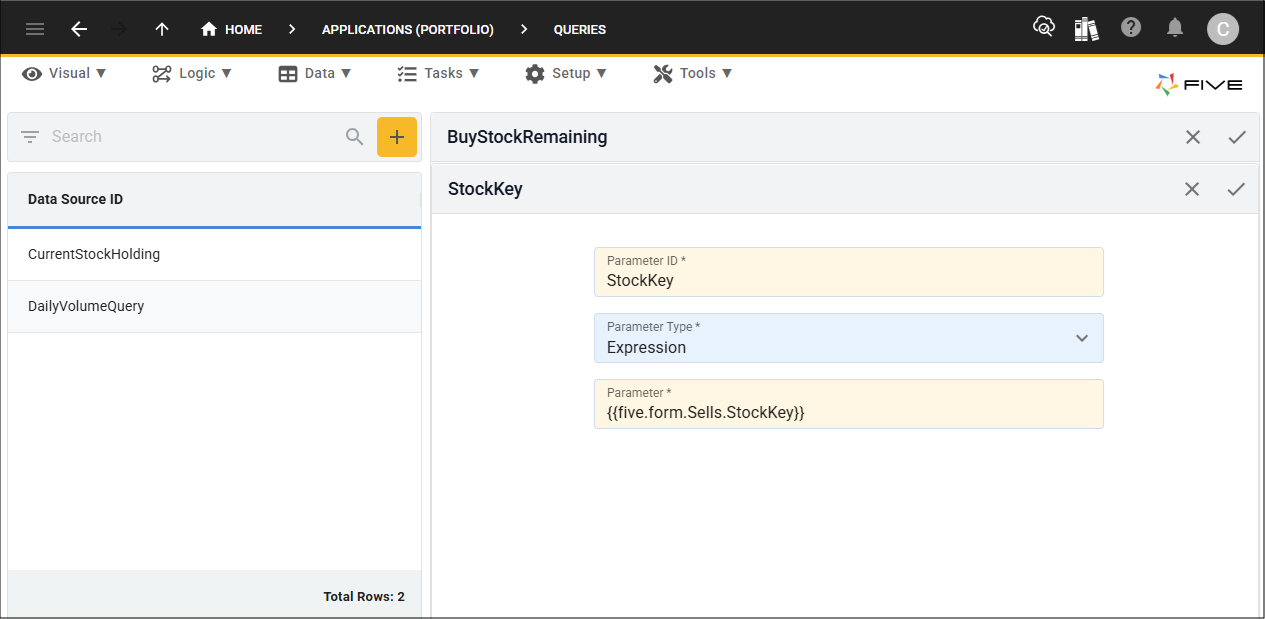 Add StockKey parameter
