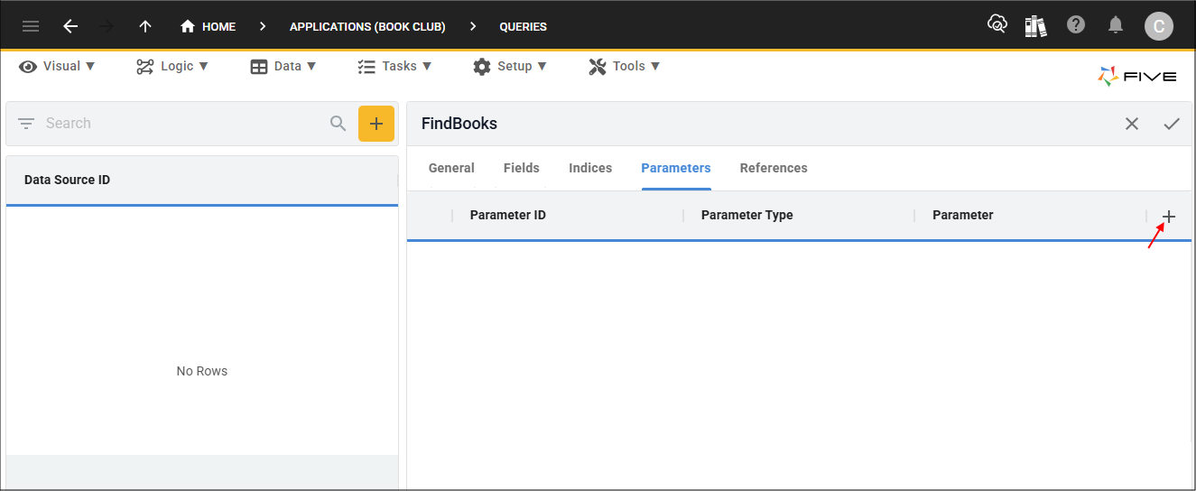 Add Parameters button