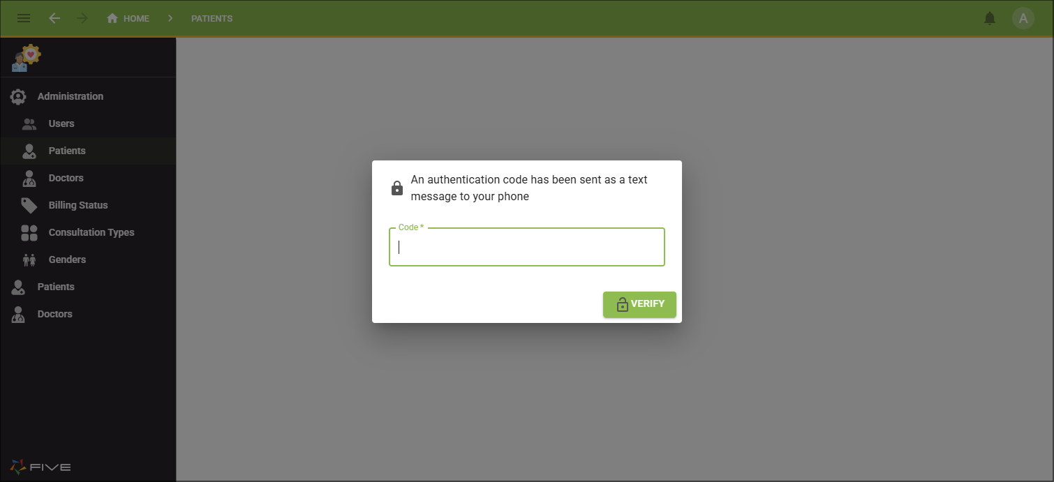 Verify button