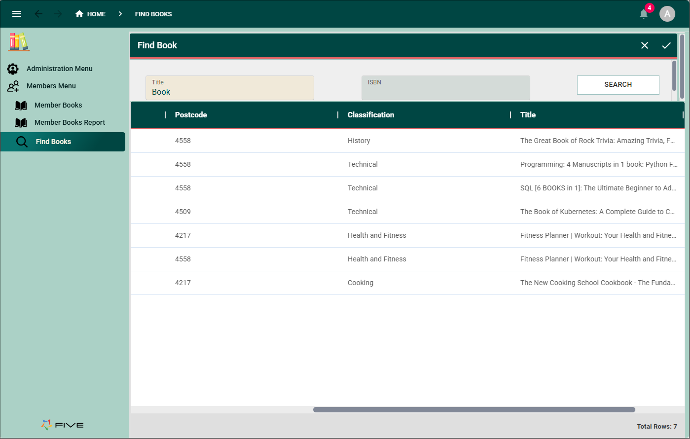 Using screen fields to filter