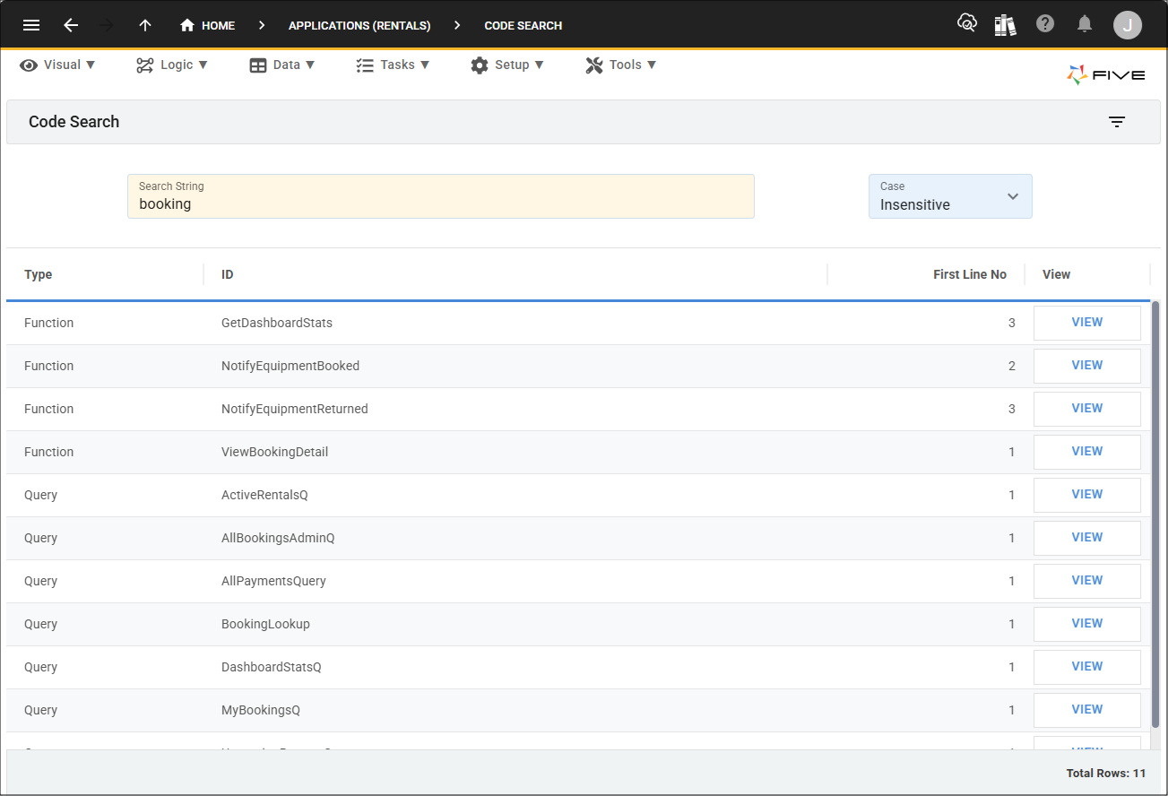 Code Search tool