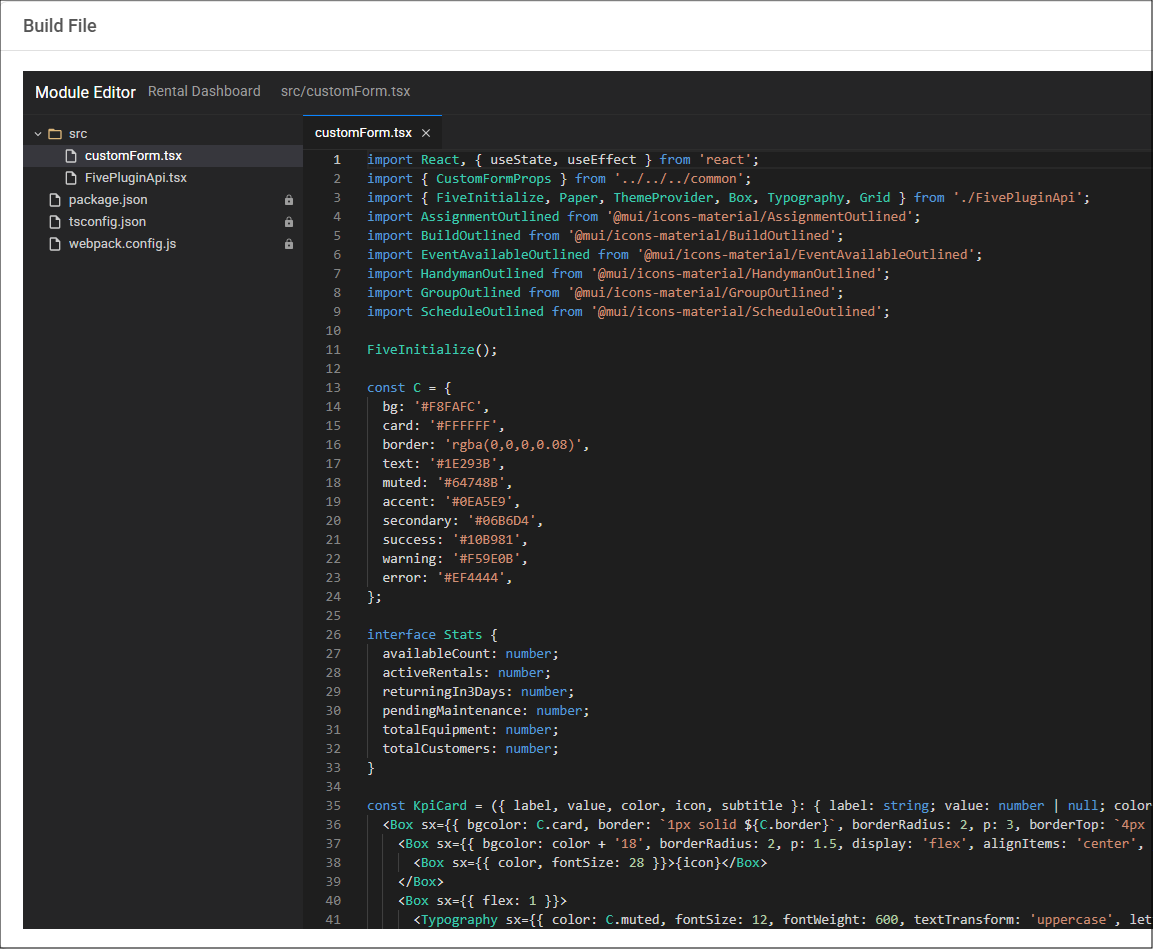 Module Editor