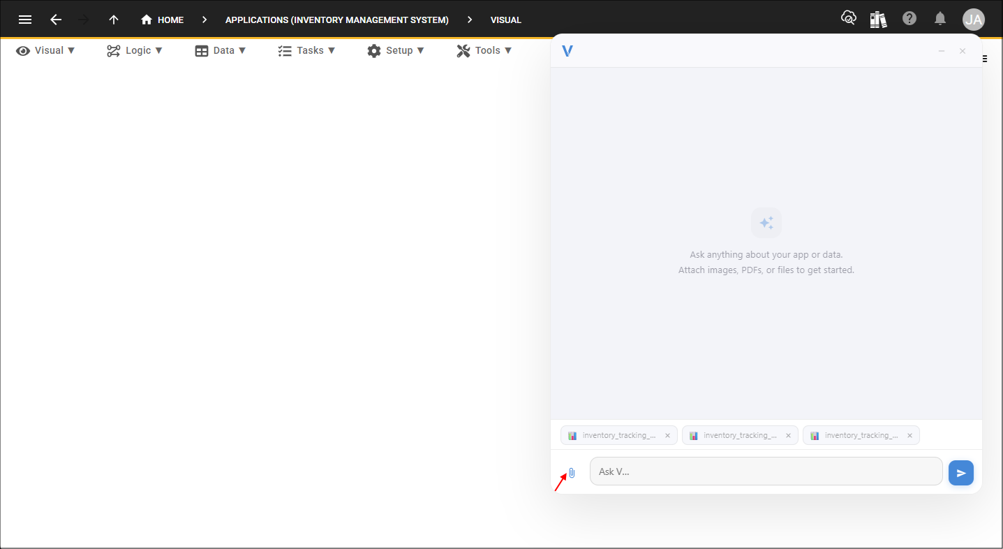 Attach File button