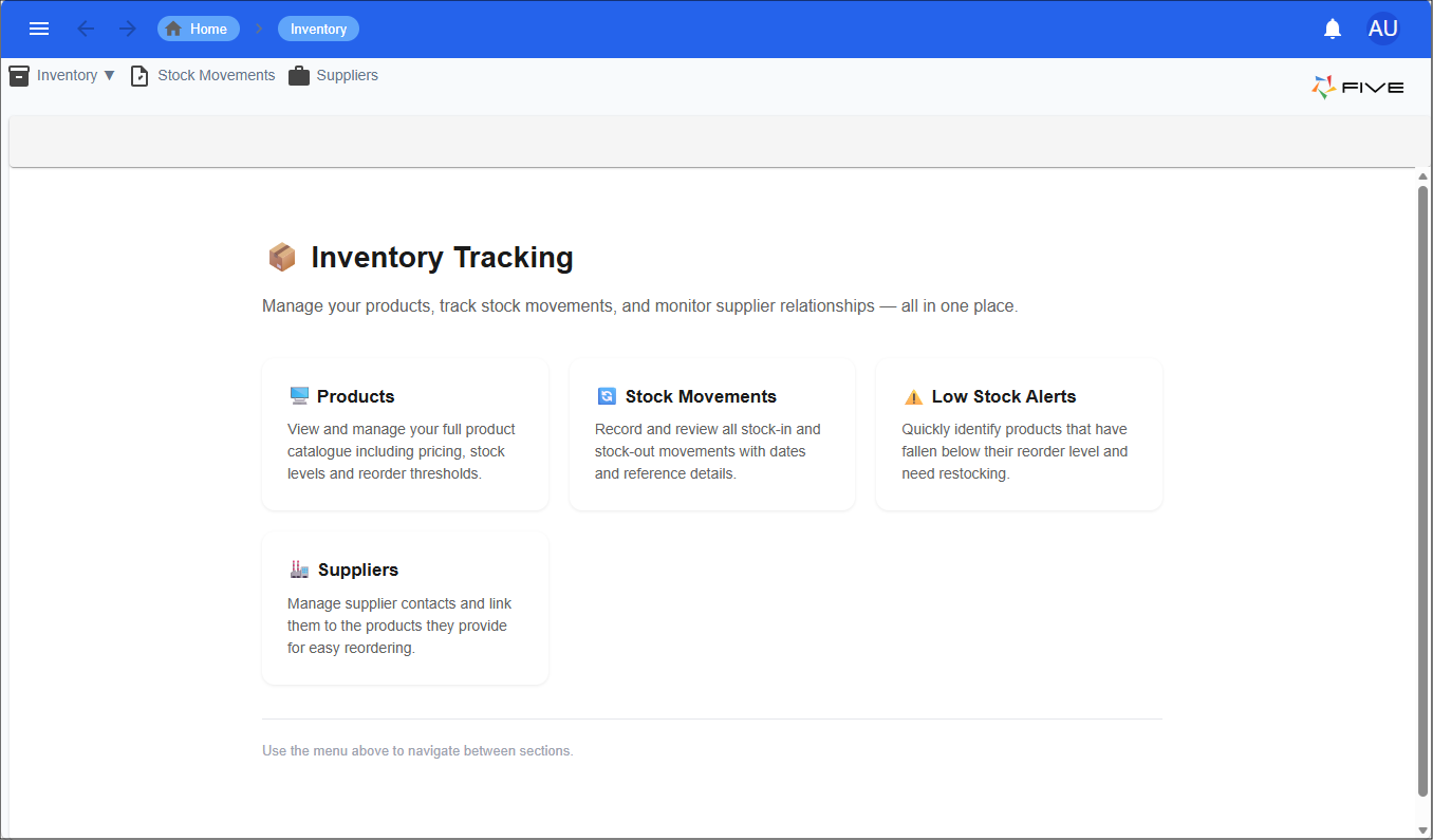 Inventory Management System application